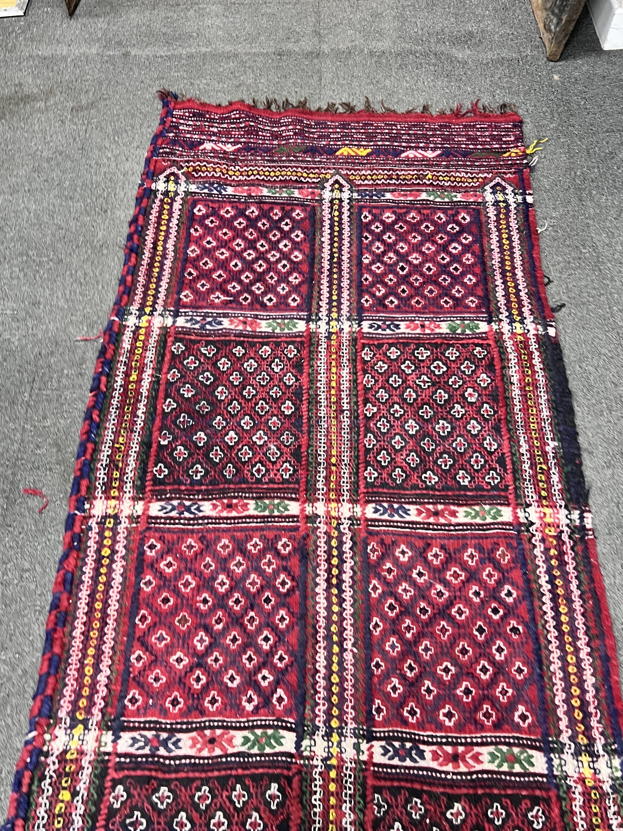 A Kilim flatweave runner, 284 x 77cm